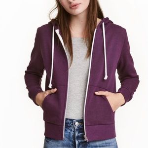 H&M • Hooded Sweatshirt Jacket